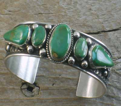 Guy Hoskie Royston Turquoise Cuff Bracelet